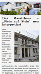 Mobile Screenshot of massivhaus-massivbau.de