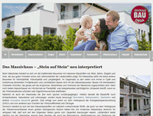 Tablet Screenshot of massivhaus-massivbau.de